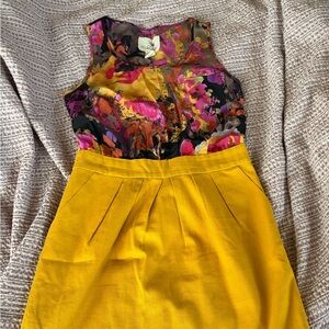 Tabitha Multicolor Silk Dress